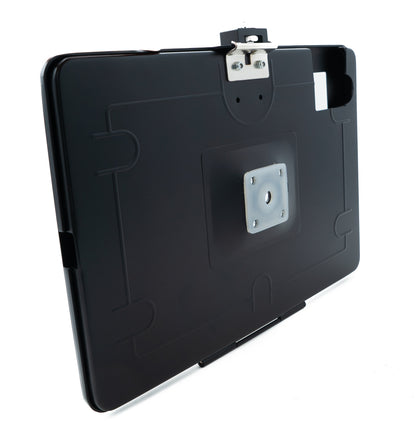 SYSTEM-S Wandhalterung abschließbar für iPad 10 Pro 11 Air 4 5 in Schwarz