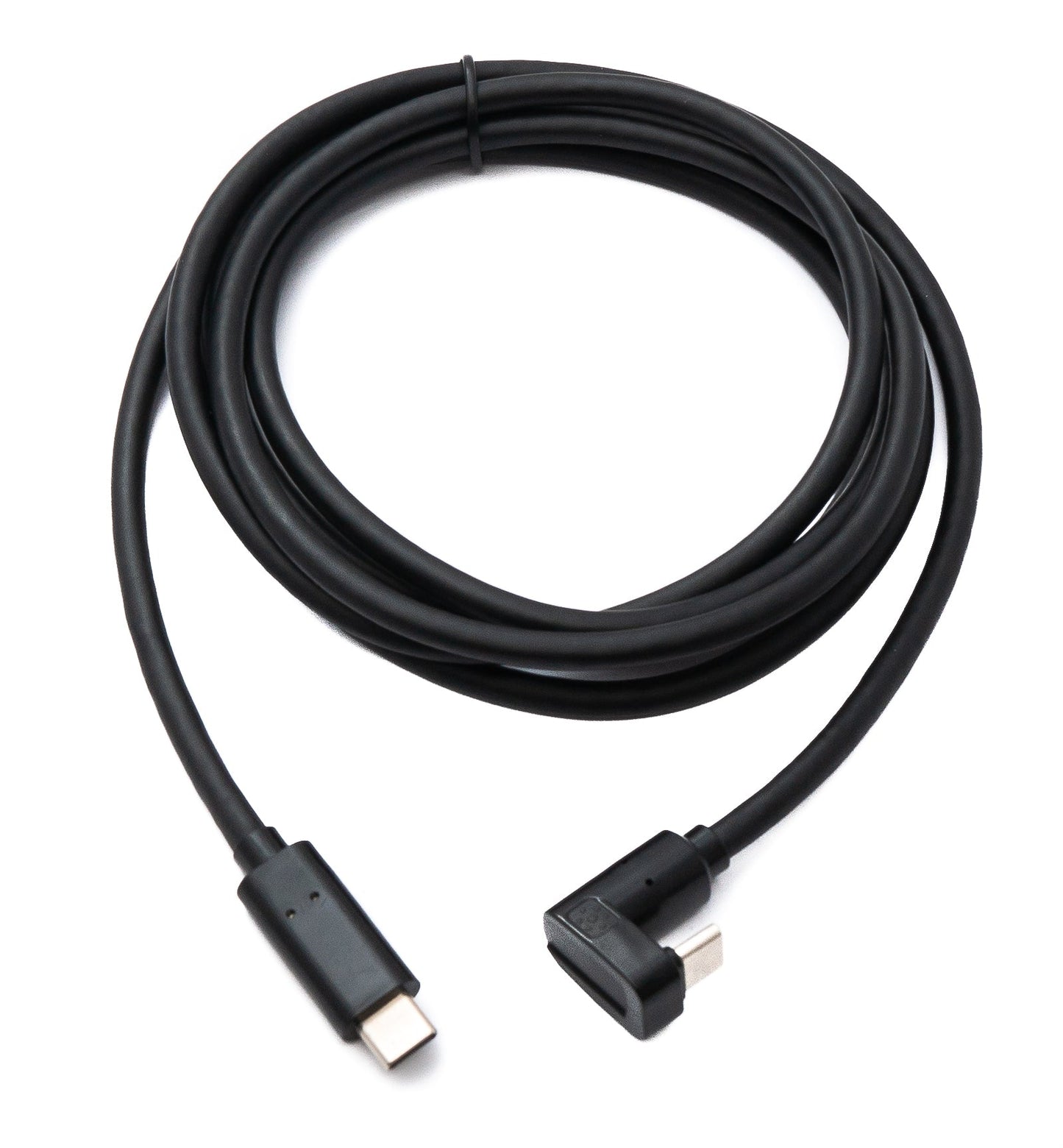 SYSTEM-S USB 3.2 Gen 1 Cable 200 cm Type C Male to Male U Turn 180° Angle Black