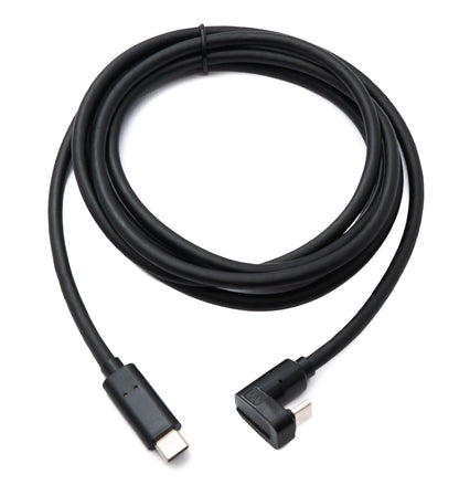 SYSTEM-S USB 3.2 Gen 1 Cable 200 cm Type C Male to Male U Turn 180° Angle Black