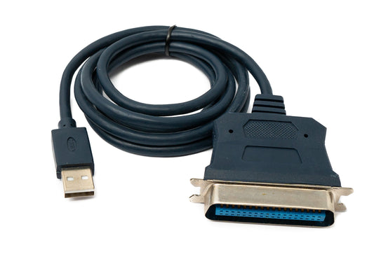 SYSTEM-S USB 2.0 Kabel 120 cm Typ A Stecker zu Parallel Port IEEE1284 CN36 Buchse