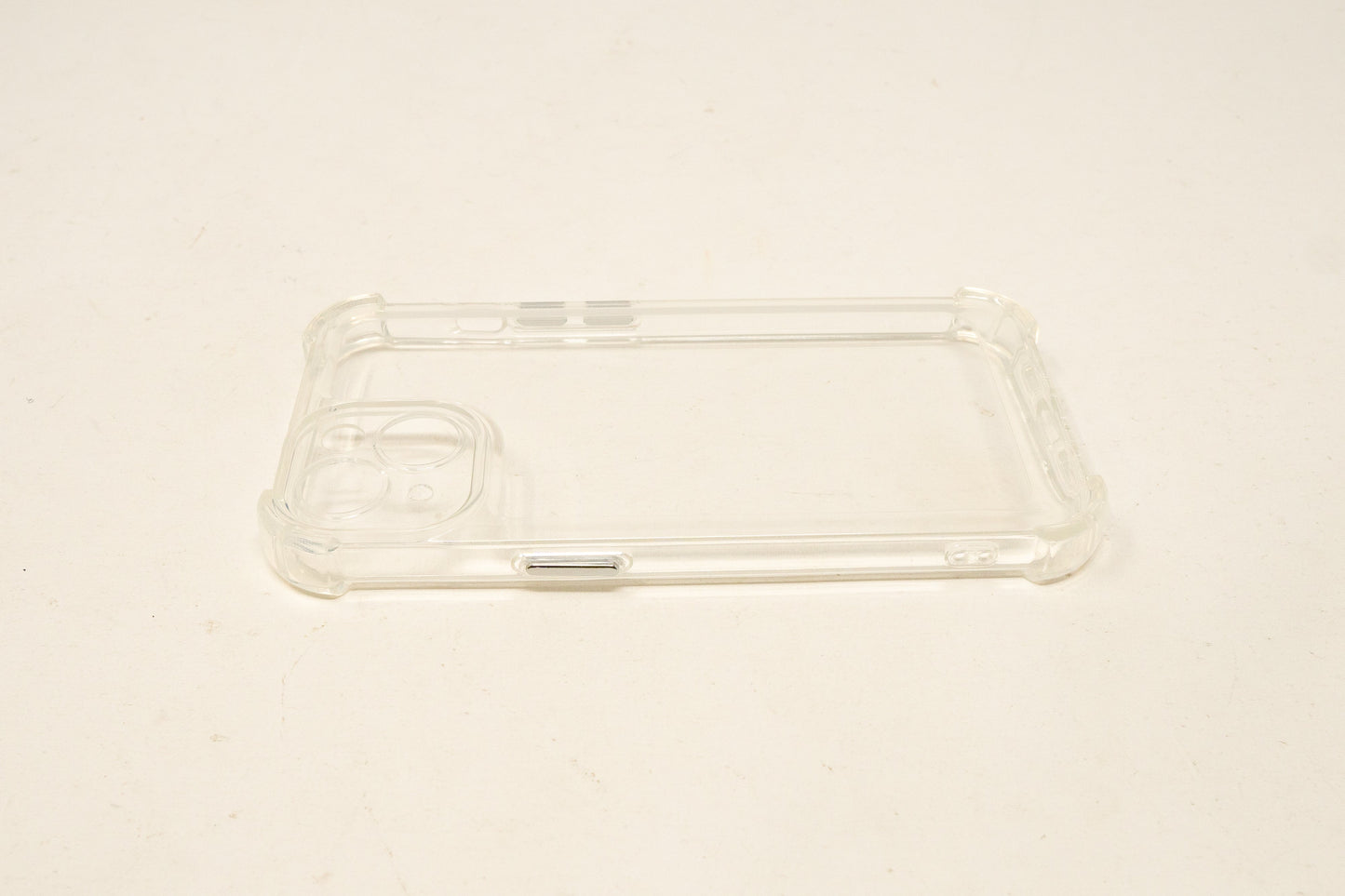 SYSTEM-S protective case shockproof made of TPU in white transparent case for iPhone 14