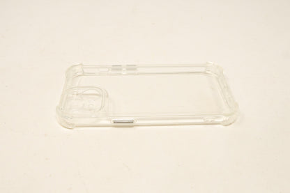 SYSTEM-S protective case shockproof made of TPU in white transparent case for iPhone 14