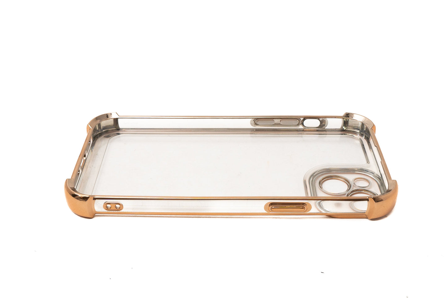 SYSTEM-S Schutzhülle stoßfest aus TPU in Glanz Gelb Transparent Hülle für iPhone 14 Plus