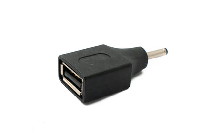 SYSTEM-S DC Adapter 20V 3,0 x 1,1 Stecker zu USB 2.0 Buchse Kabel in Schwarz