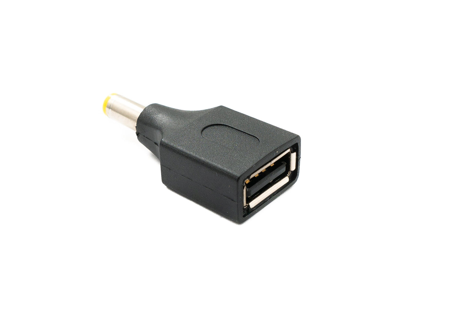 SYSTEM-S DC Adapter 20V 5,5 x 1,7 Stecker zu USB 2.0 Buchse Kabel in Schwarz