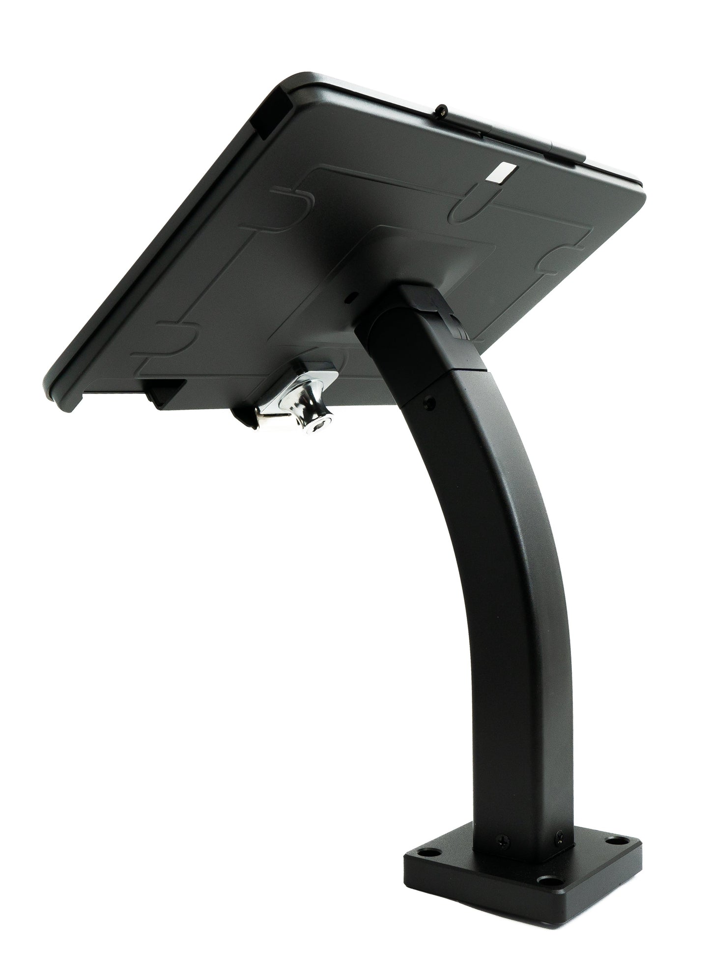 SYSTEM-S Wand Halterung abschließbar für für iPad 10.2" 9 8 7 in Schwarz