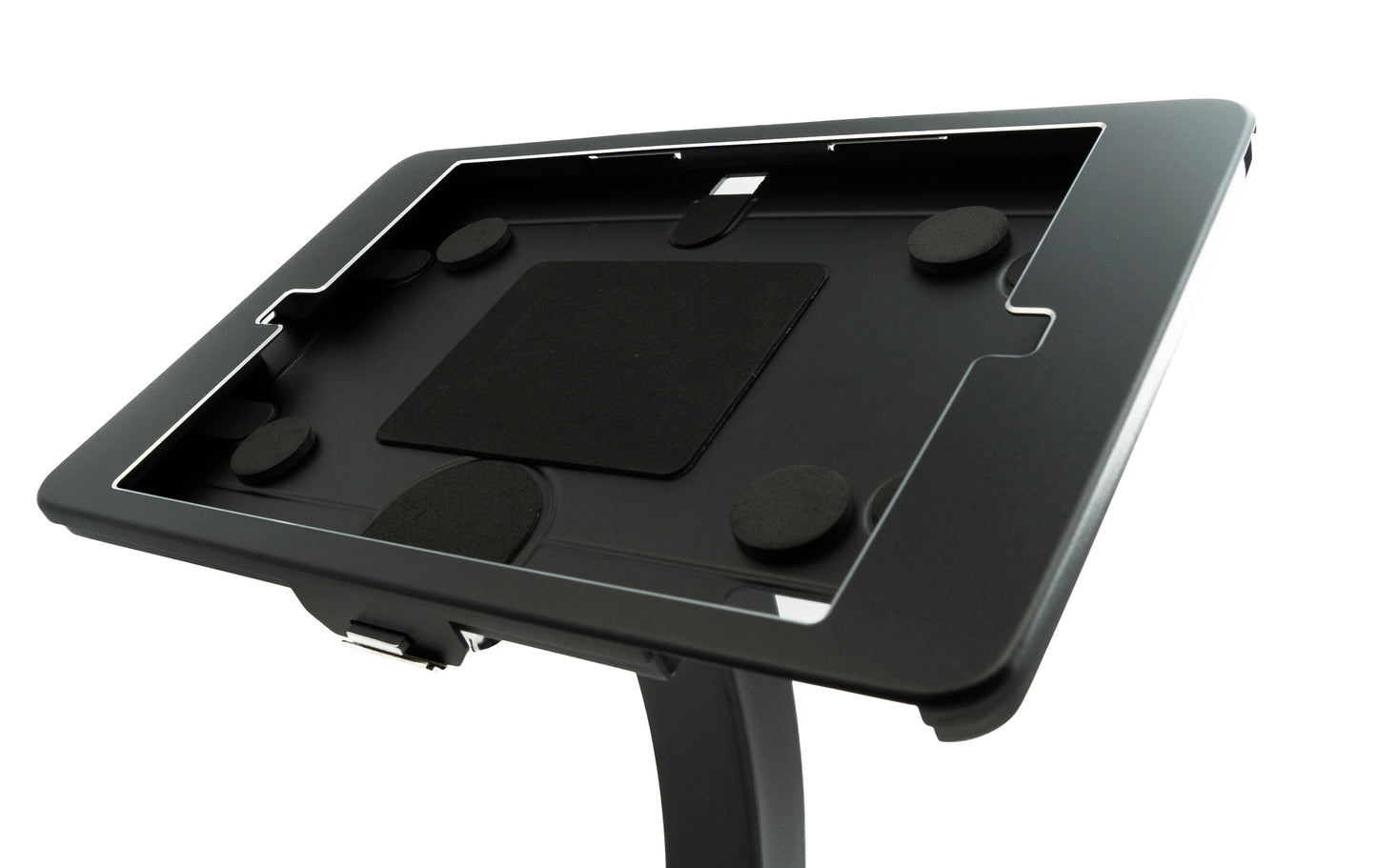 SYSTEM-S Wand Halterung abschließbar für für iPad 10.2" 9 8 7 in Schwarz