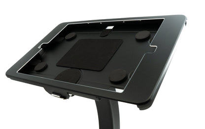 SYSTEM-S Wand Halterung abschließbar für für iPad 10.2" 9 8 7 in Schwarz