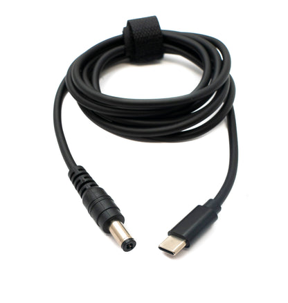 SYSTEM-S DC 9V Kabel 150 cm 5,5 x 2,1 Stecker zu USB 3.1 Typ C Stecker