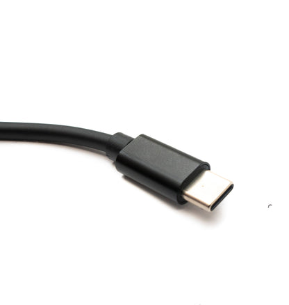 SYSTEM-S DC 9V Kabel 150 cm 5,5 x 2,1 Stecker zu USB 3.1 Typ C Stecker