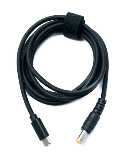SYSTEM-S DC 9V Kabel 150 cm 5,5 x 2,5 Stecker zu USB 3.1 Typ C Stecker