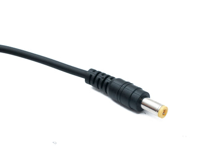 SYSTEM-S DC 9V Kabel 150 cm 5,5 x 2,5 Stecker zu USB 3.1 Typ C Stecker