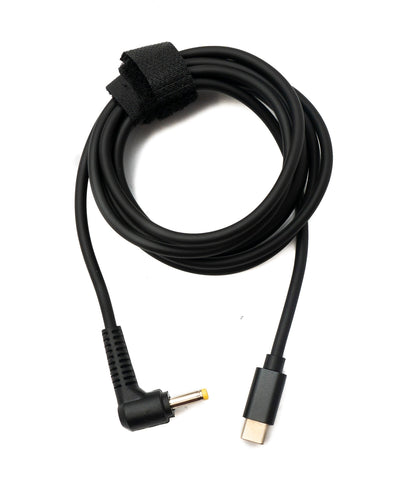 SYSTEM-S DC 9V Kabel 150 cm 4,0 x 1,7 Stecker zu USB 3.1 Typ C Stecker Winkel