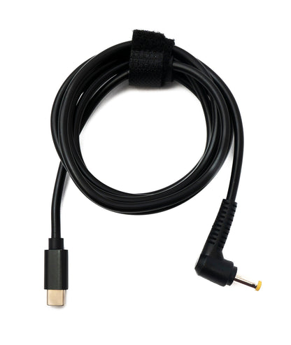 SYSTEM-S DC 9V Kabel 150 cm 4,8 x 1,7 Stecker zu USB 3.1 Typ C Stecker Winkel