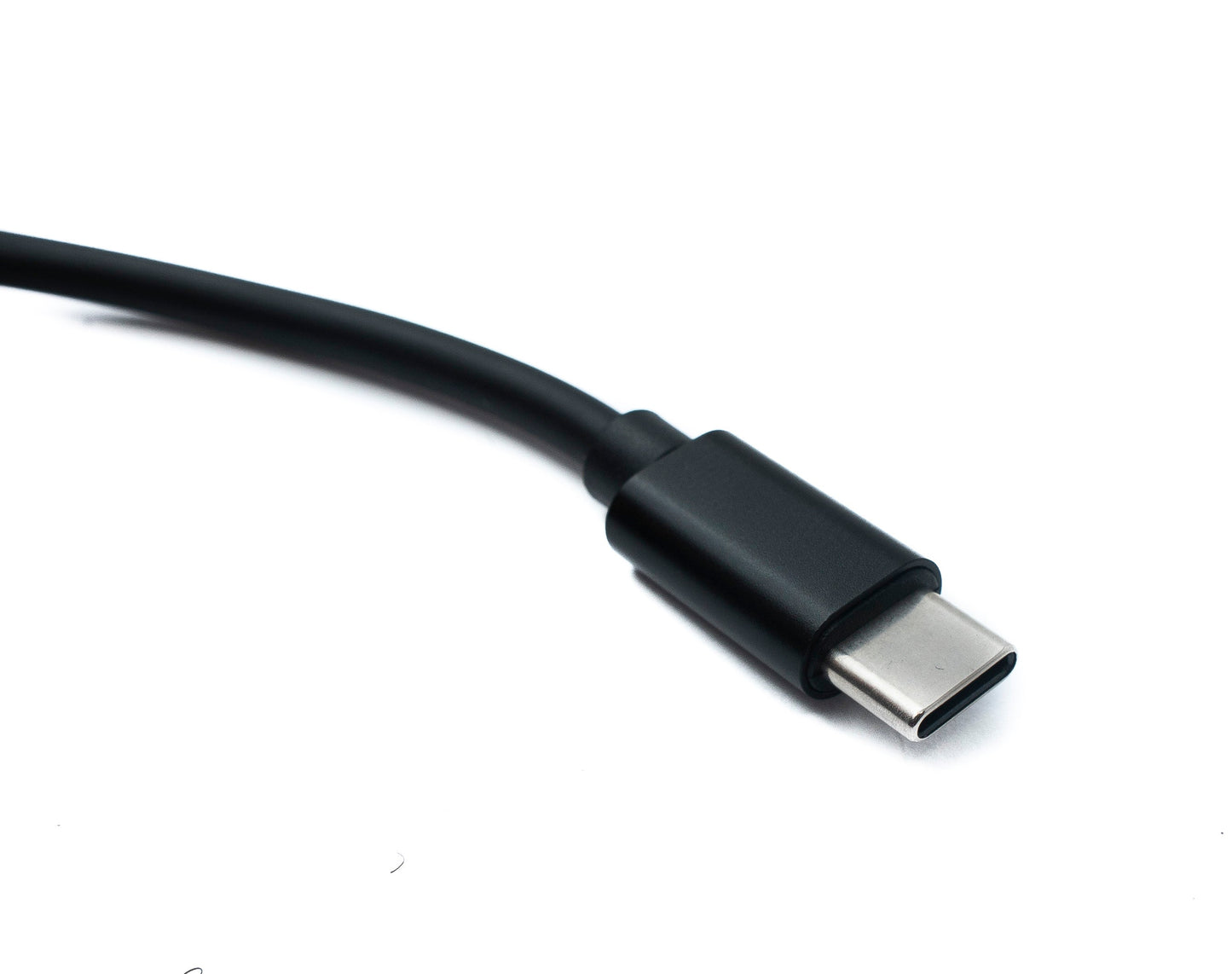 SYSTEM-S DC 12V Kabel 150 cm 3,0 x 1,1 Stecker zu USB 3.1 Typ C Stecker Winkel