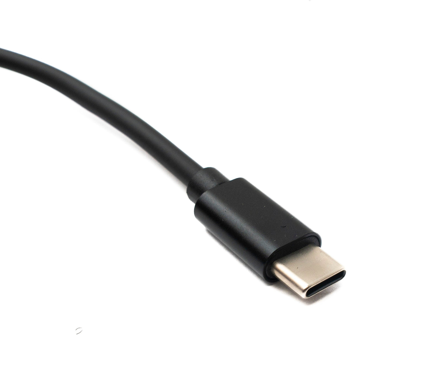 SYSTEM-S DC 12V Kabel 150 cm 3,5 x 1,35 Stecker zu USB 3.1 Typ C Stecker Winkel
