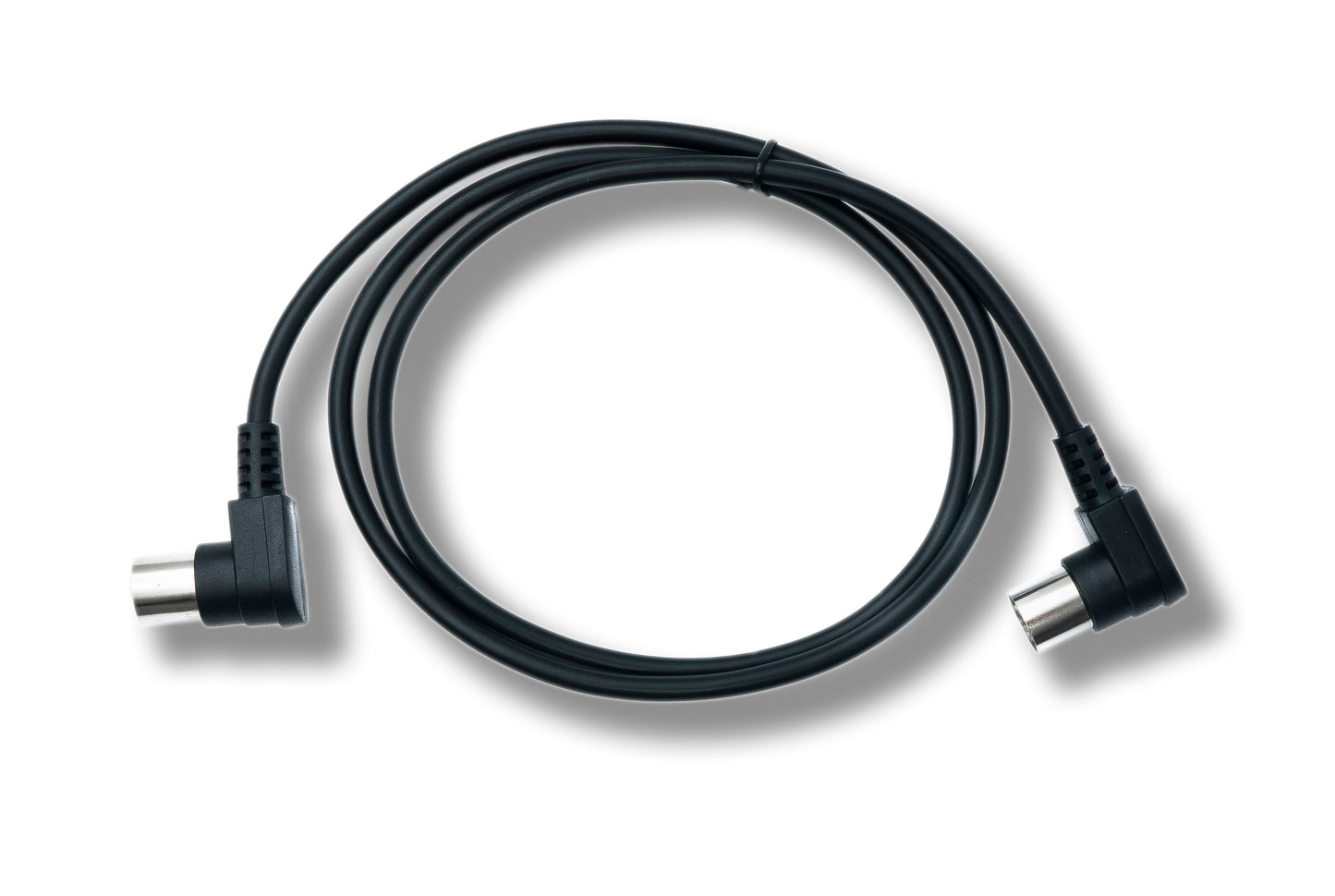 SYSTEM-S MIDI Kabel 100 cm Din 5 Pin Stecker zu Stecker Winkel