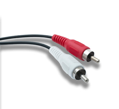 SYSTEM-S Cinch RCA Kabel 150 cm 2 polig Stecker zu USB 2.0 Typ A Stecker Audio