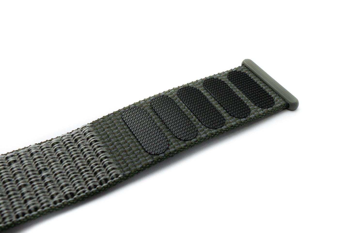 SYSTEM-S Armband 20 mm aus Nylon für Huawei Watch Smartwatch in Grau