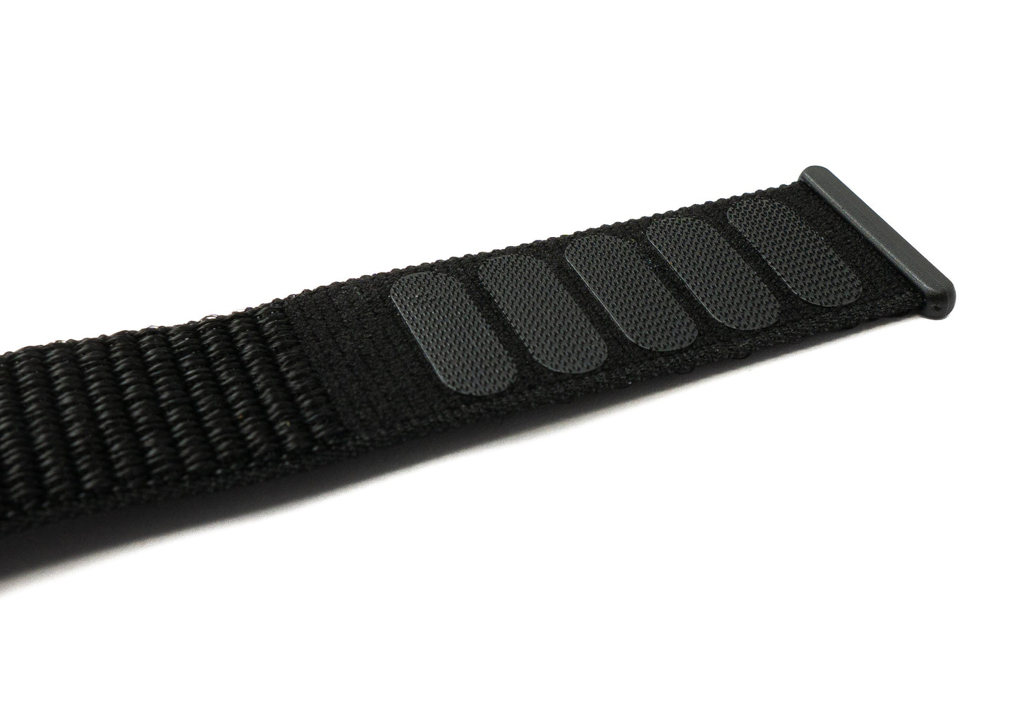 SYSTEM-S Armband 20 mm aus Nylon für Huawei Watch Smartwatch in Schwarz