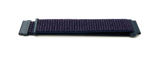 SYSTEM-S 22 mm nylon strap for Fitbit Versa 2 1 Lite Smartwatch in blue