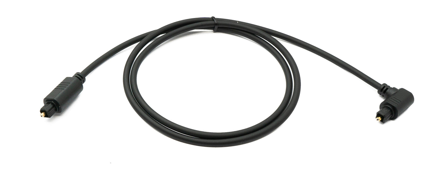 SYSTEM-S Audio Toslink Kabel 80 cm Stecker zu Stecker Optisches Digital