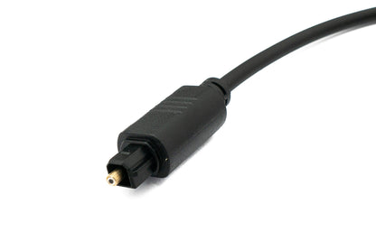 SYSTEM-S Audio Toslink Kabel 80 cm Stecker zu Stecker Optisches Digital