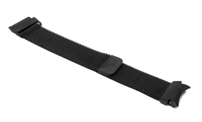 SYSTEM-S Armband Milanaise aus Metall für Galaxy Watch 6 Classic Smartwatch in Schwarz