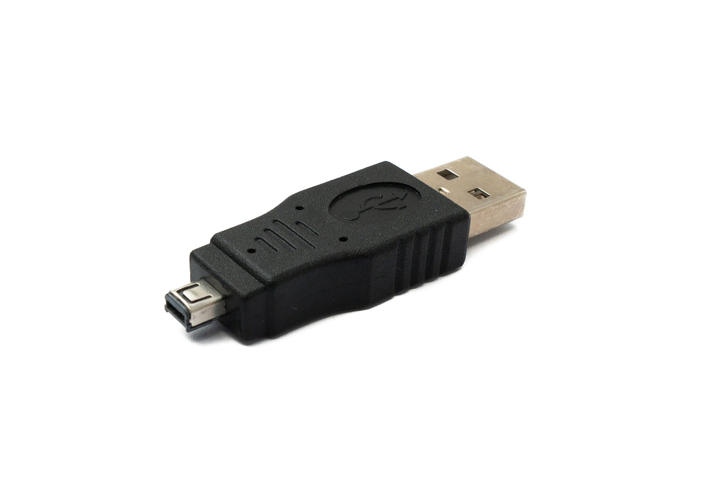 SYSTEM-S USB 2.0 Adapter Typ A Stecker zu HIROSE  MINI 4P Stecker Kabel in Schwarz