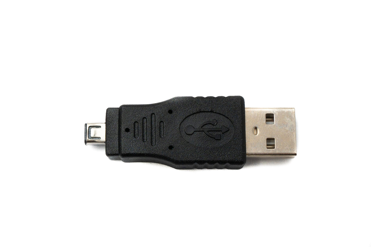 SYSTEM-S USB 2.0 Adapter Typ A Stecker zu HIROSE  MINI 4P Stecker Kabel in Schwarz