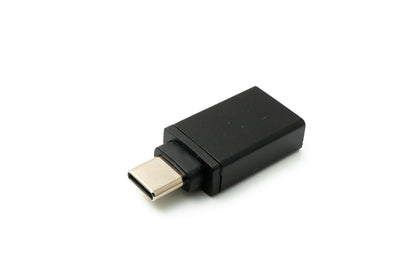 SYSTEM-S USB 3.1 Adapter Typ C Stecker zu 3.0 A Buchse Kabel in Schwarz