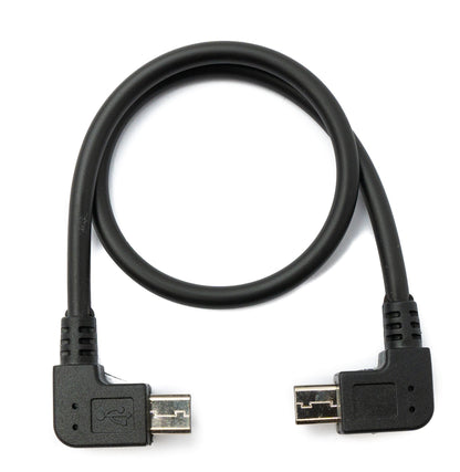 SYSTEM-S USB 2.0 cable 30 cm Micro B male to male in black