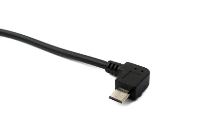 SYSTEM-S USB 2.0 cable 30 cm Micro B male to male in black