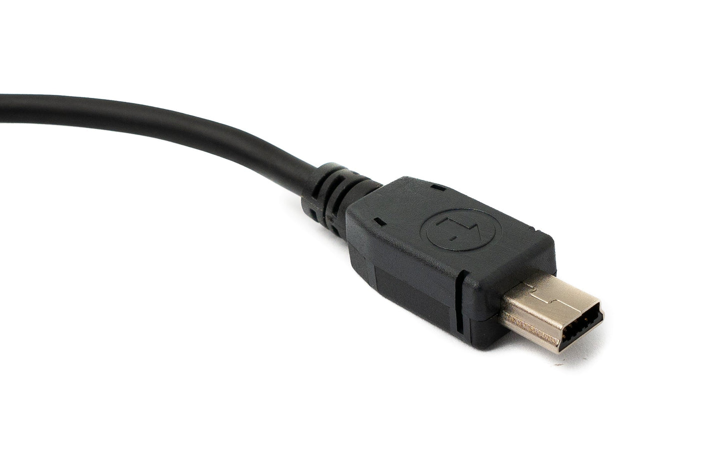 SYSTEM-S USB 2.0 Kabel 130 cm Mini B Buchse zu Typ A Stecker Spirale für Garmin