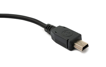 SYSTEM-S USB 2.0 Kabel 130 cm Mini B Buchse zu Typ A Stecker Spirale für Garmin