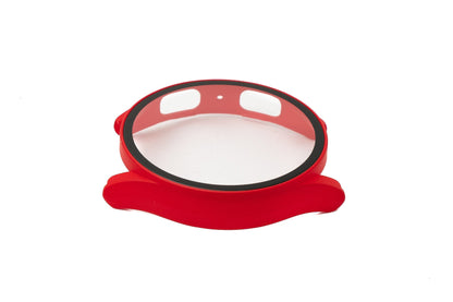 SYSTEM-S Schutz Hülle Case 40 mm aus PC für Samsung Galaxy Watch 5 4 in Rot