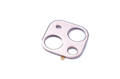 SYSTEM-S Kamera Schutz Linse Objektiv Abdeckung Aluminium für iPhone 13 & Mini in Pink