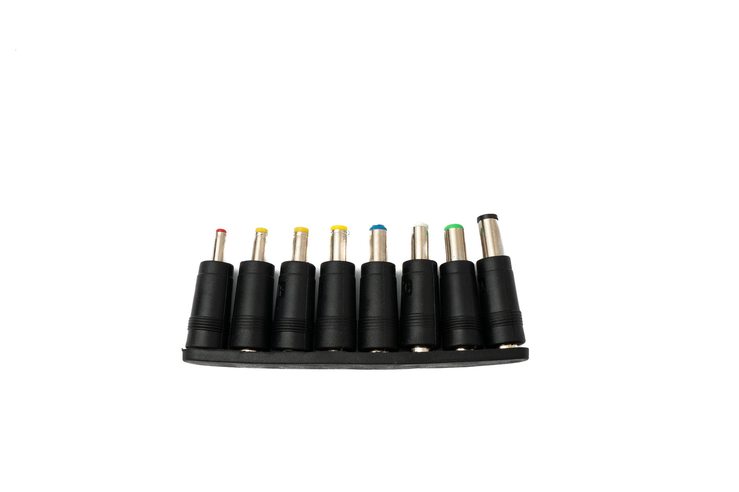 SYSTEM-S DC Adapter 8er Set DC 20V 5,5 x 2,1 mm zu weiteren DC Buchse Kabel in Schwarz