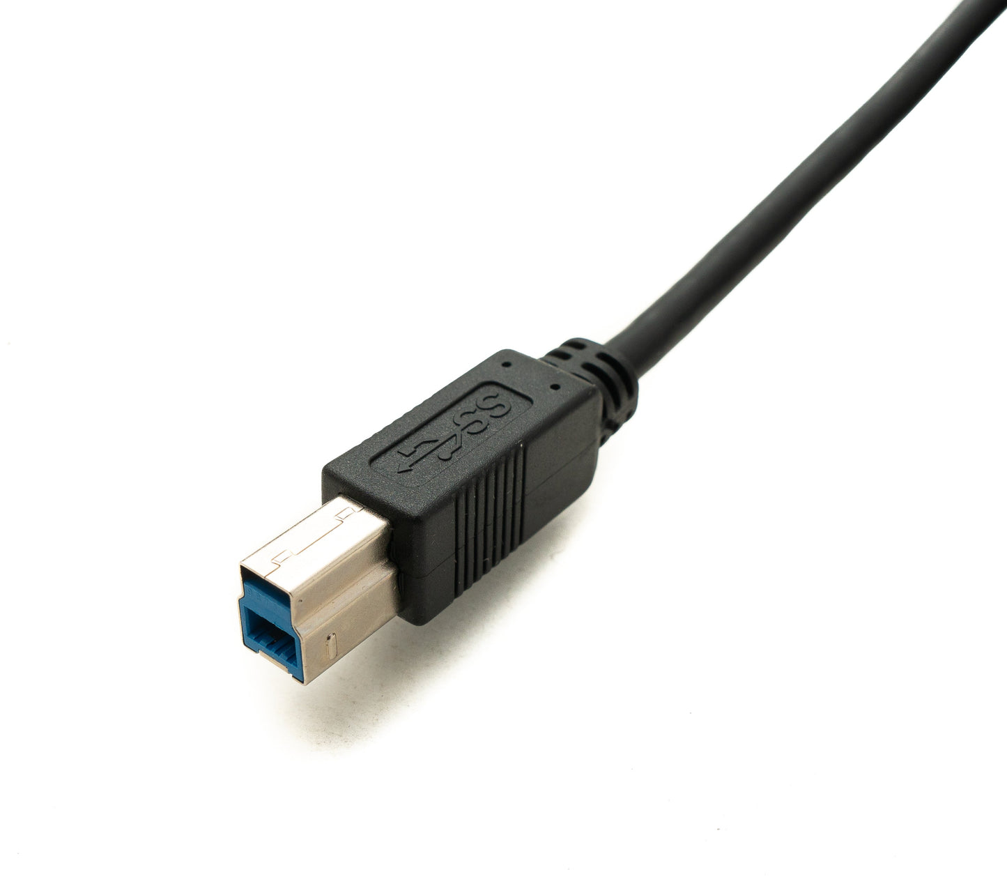 SYSTEM-S USB 3.0 Repeater Kabel 15 m Typ A Stecker zu B Stecker in Schwarz