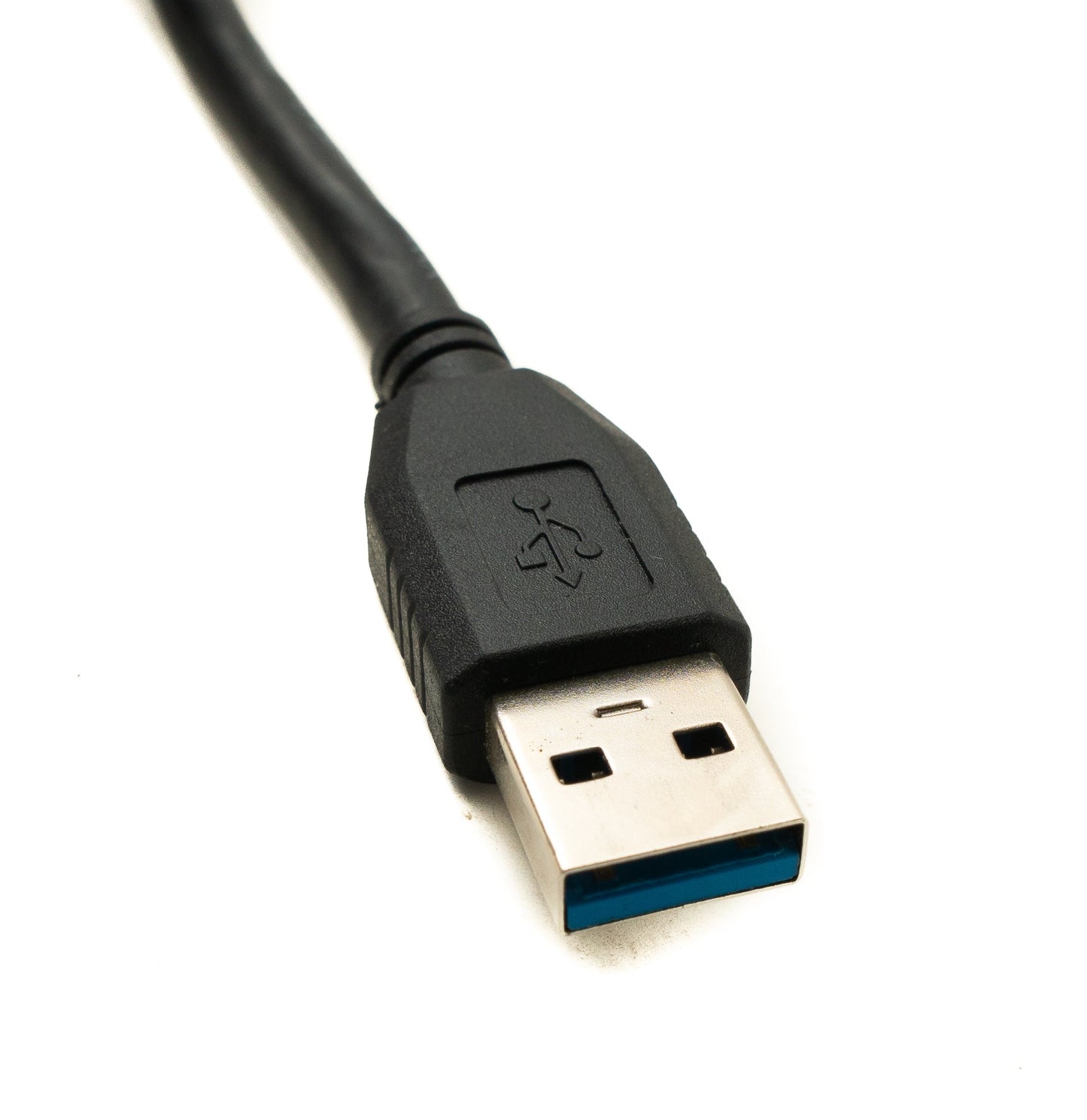 SYSTEM-S USB 3.0 Repeater Kabel 15 m Typ A Stecker zu B Stecker in Schwarz