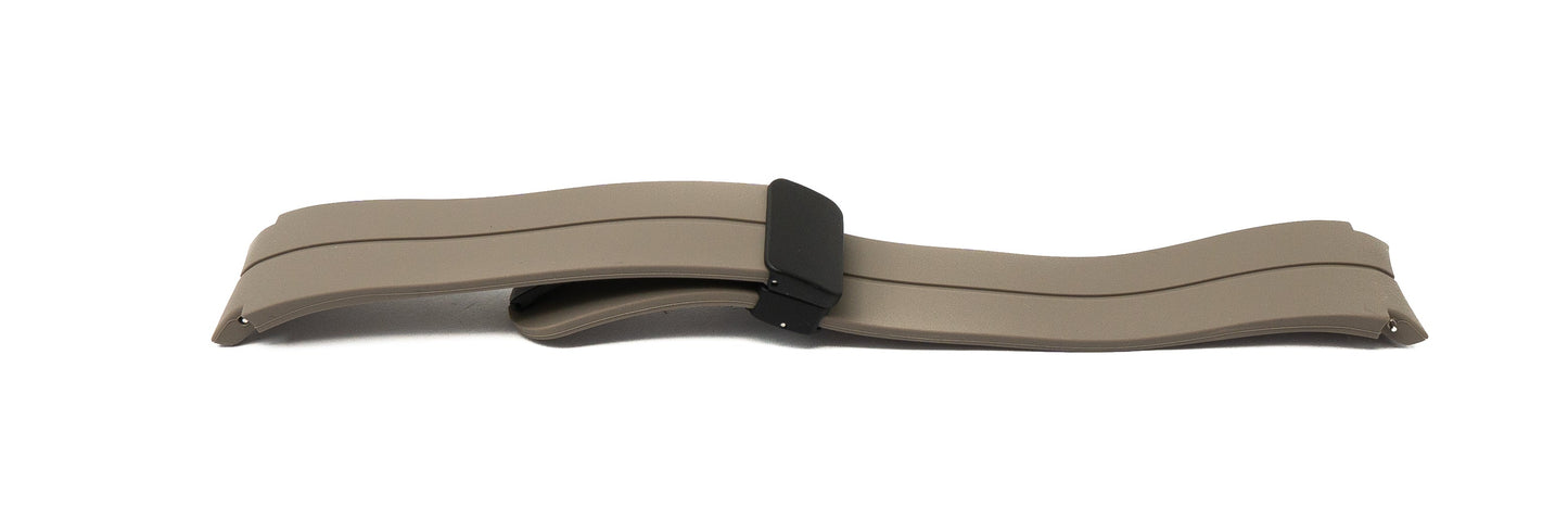 SYSTEM-S Armband 20 mm aus Silikon für Samsung Galaxy Watch 5 4 Smartwatch in Grau