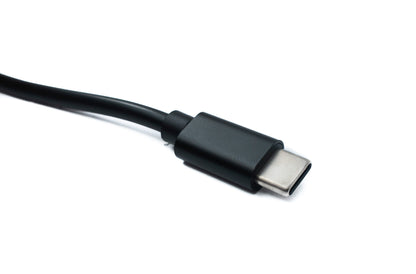 SYSTEM-S DC 15V cable 150 cm 3.0 x 1.1 plug to USB 3.1 Type C plug angle