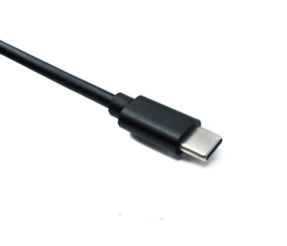 SYSTEM-S DC 15V Kabel 150 cm 4,8 x 1,7 Stecker zu USB 3.1 Typ C Stecker Winkel