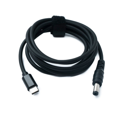 SYSTEM-S DC 20V cable 150 cm 5.5 x 2.1 plug to USB 3.1 Type C plug