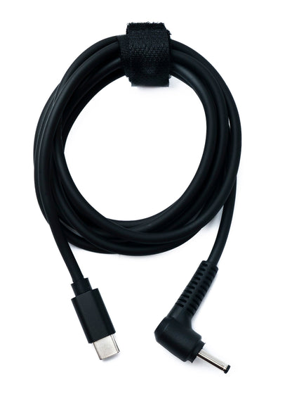 SYSTEM-S DC 20V cable 150 cm 3.5 x 1.35 plug to USB 3.1 Type C plug angle