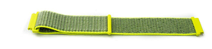 SYSTEM-S 20 mm nylon strap for Huawei Watch Smartwatch in neon yellow