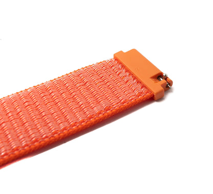 SYSTEM-S 20 mm nylon strap for Huawei Watch Smartwatch in orange