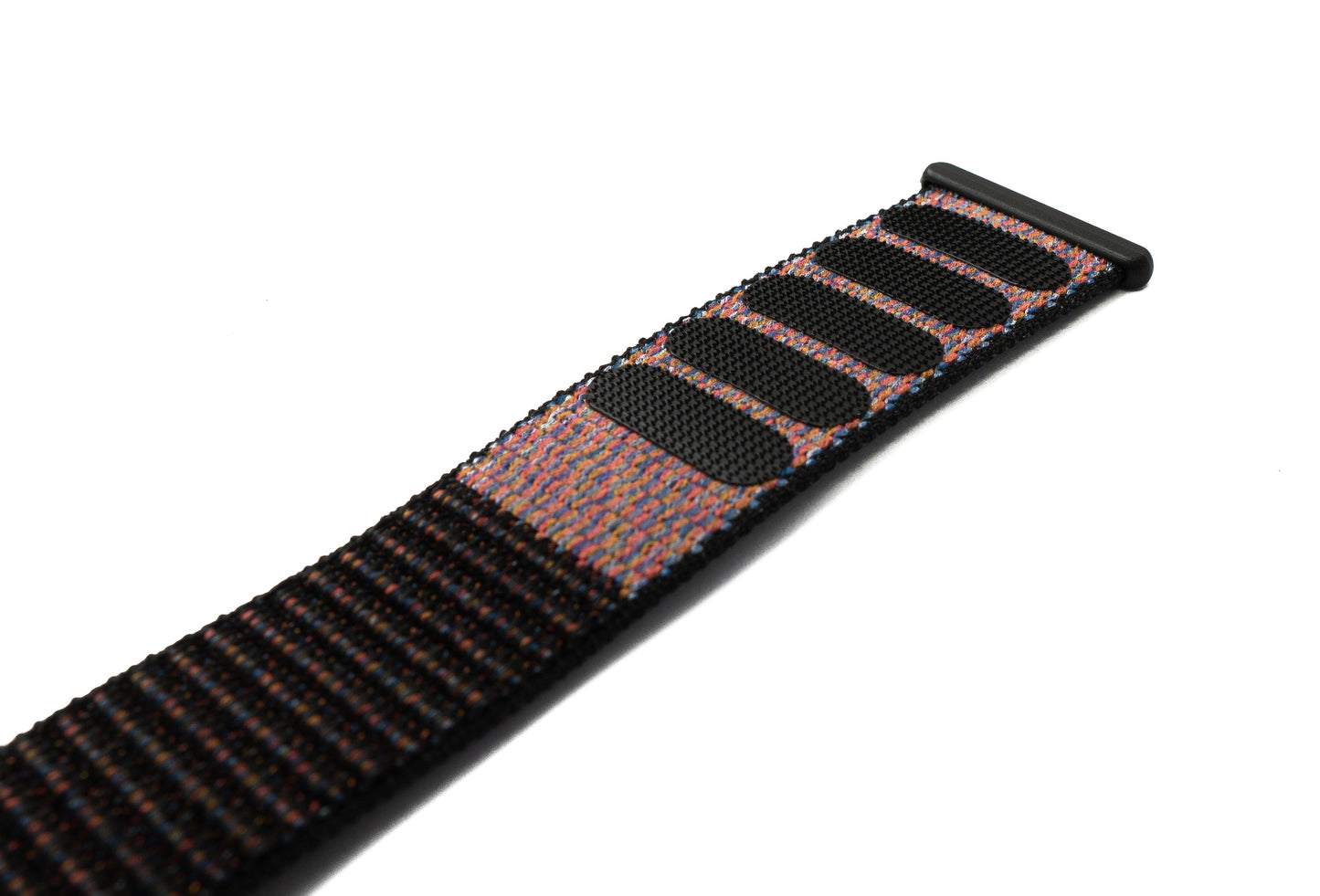 SYSTEM-S Armband 20 mm aus Nylon für Huawei Watch Smartwatch in Schwarz