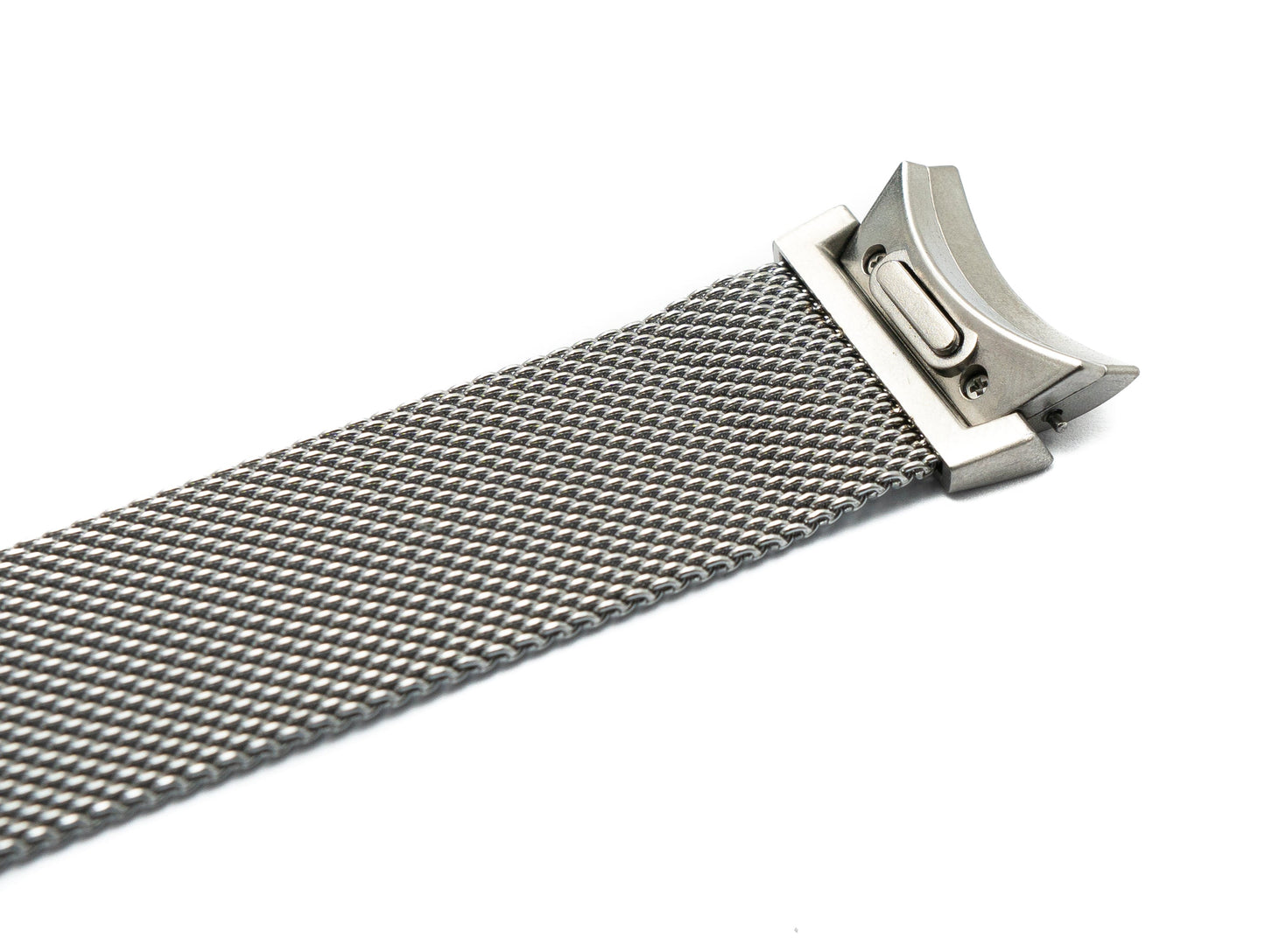 SYSTEM-S Milanese Metal Bracelet for Galaxy Watch 6 Classic Smartwatch in Grey 