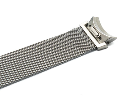 SYSTEM-S Milanese Metal Bracelet for Galaxy Watch 6 Classic Smartwatch in Grey 
